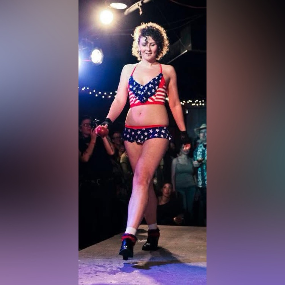 Custom ONE OF A KIND Women's Star-Spangled Swim Bikini